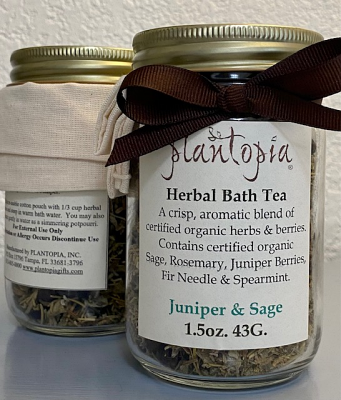 Juniper and Sage Bath Tea